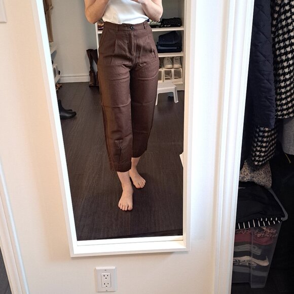 Soeur chocolate brown balloon pants - Picture 1 of 6